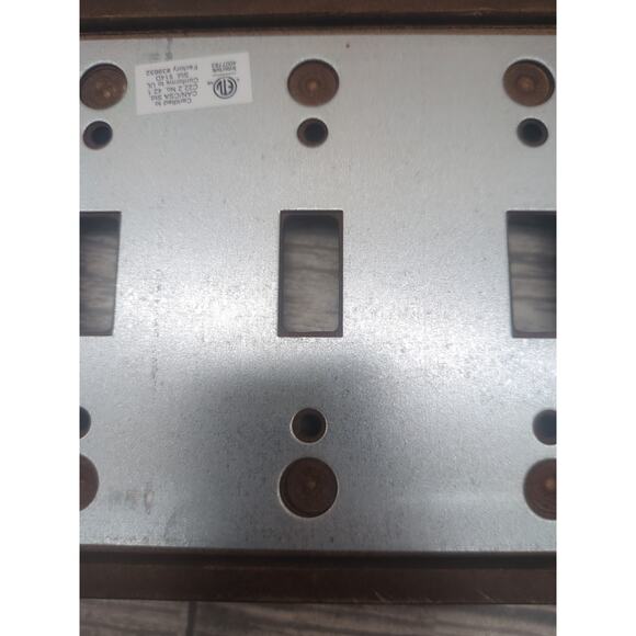 Brainerd Espresso Triple Toggle Switch Cover {Q} - Picture 5 of 10